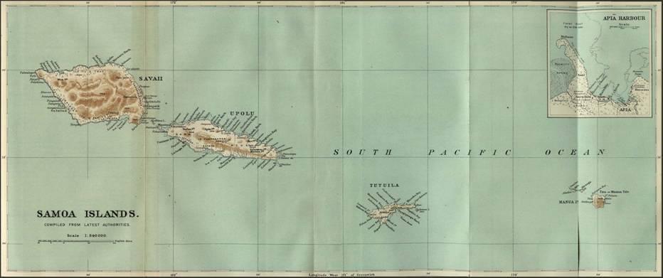 Samoa Mapa